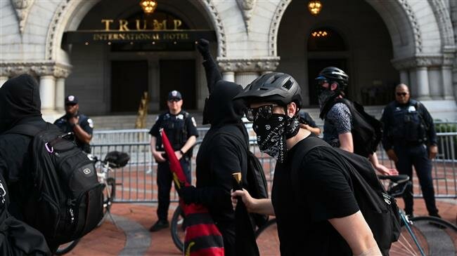 US president mulls labeling anti-fascist movement antifa a terror group