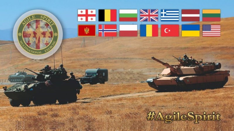 В Грузии начались военные учения НАТО