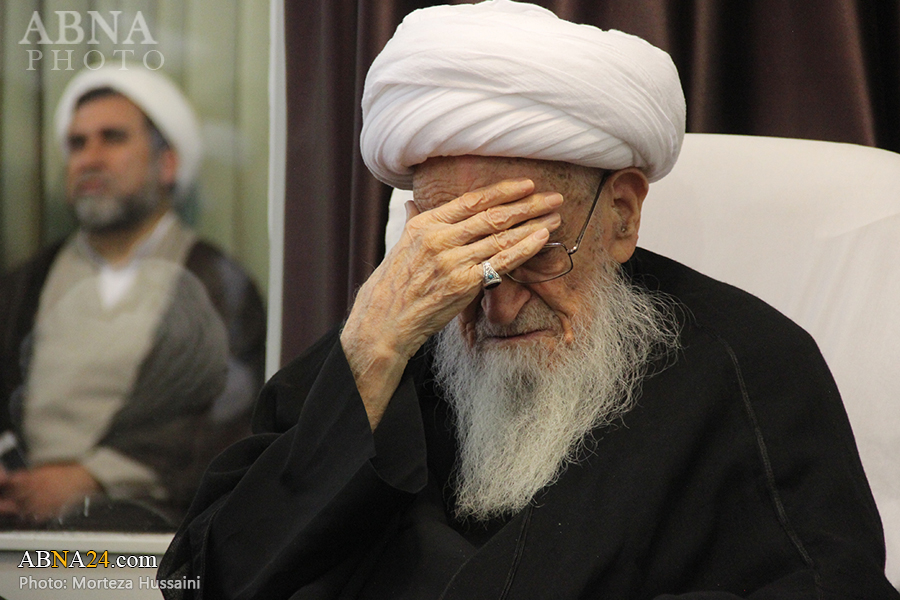 Cérémonie de deuil de l'Imam Jawad (AS) au bureau de l'Ayatollah Safi Golpaygani