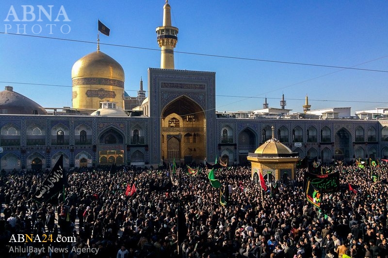 Foreign Muslim girls visit Imam Reza (AS) holy shrine