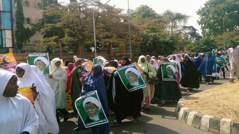 آیت اللہ زکزکی کی رہائی کے لیے نائیجریا میں مظاہرے آیت اللہ زکزکی کی رہائی کے لیے نائیجریا میں مظاہرے
