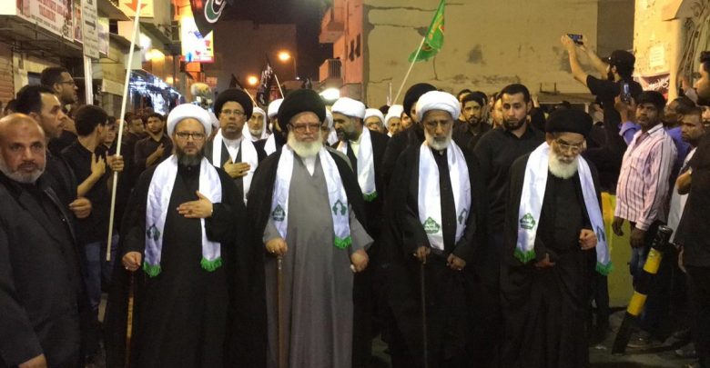 علماء البحرين يدشنون الهوية الإعلامية لشعار عاشوراء “مَعَ إِمامٍ مَنْصُورٍ”