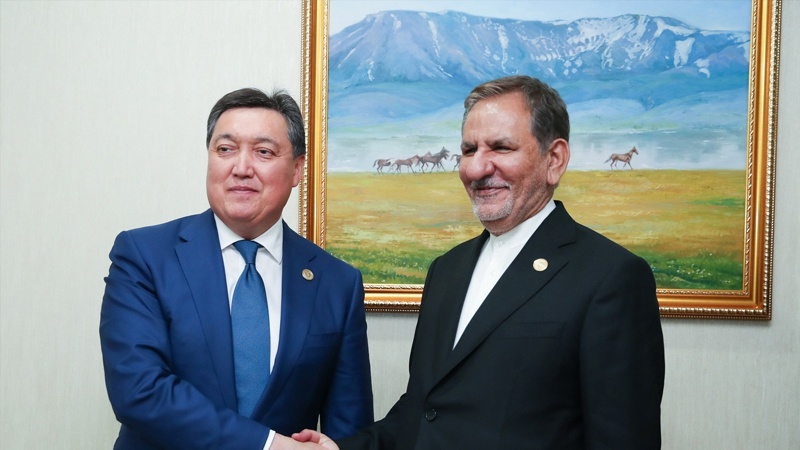 Cihangiri Kazakistan başbakanı ile görüştü