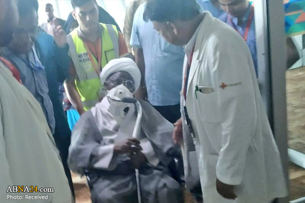 Video: Sheikh Zakzaky in an Indian hospital ambulance