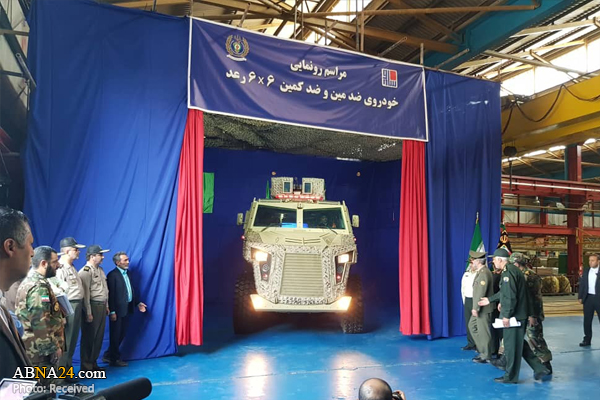 ايران تزيح الستار عن "ناقلة جند مدرعة ومركبة تكتيكية" + (صور)
