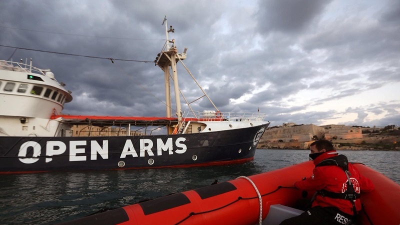 Migranti\ Italia: Open Arms giunta a Lampedusa