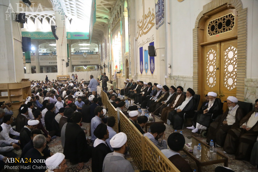 تقریر مصور/ مكتب قائد الثورة الاسلامية يقيم مراسم تأبين للمرحوم آية الله آصف محسني 