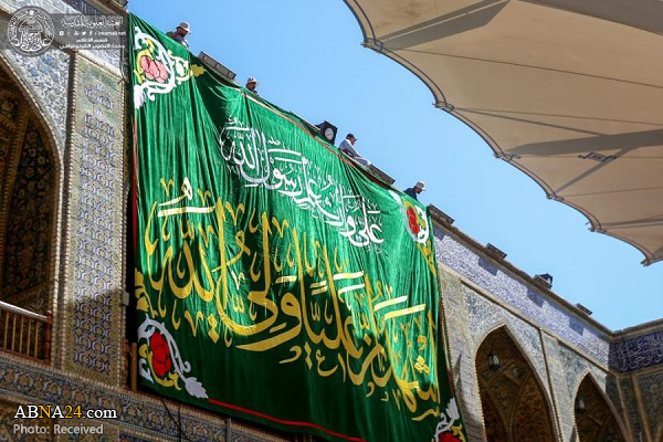 Photos: Imam Ali (AS) Holy Shrine decorated for Eid Al-Ghadir