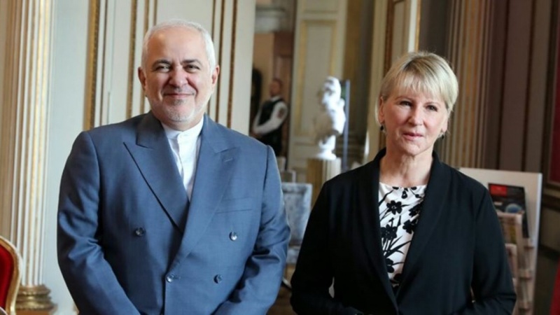 イラン外相が、スウェーデン外相と会談