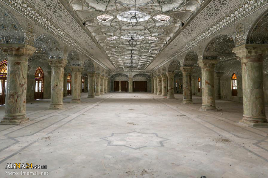 تقریر مصور/ مراحل نهائية لمشروع صحن الزهراء (ع) في النجف الأشرف