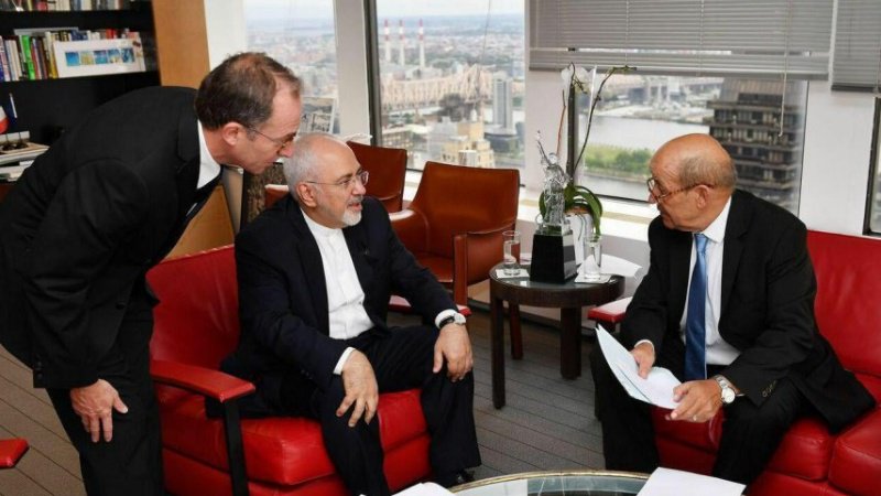 イラン外相が、Ｇ７サミットの開催地を訪問