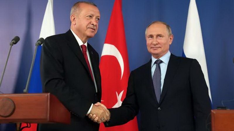 Путин: Россия и Турция единодушны в сохранении территориальной целостности Сирии