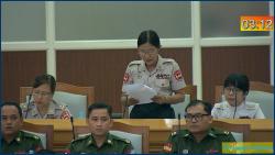 ျပည္ခိုင္ၿဖိဳးႏွင့္တပ္ ပူးတြဲတင္သည့္ေျခဥဆိုင္ရာဥပေဒၾကမ္း စကားလံုးတိုက္ပြဲ အဆံုးသတ္ ေျခဥေၾကာင့္ အမတ္လစာက်ပ္ ၁၀ သိန္းရေနျခင္းကို မ