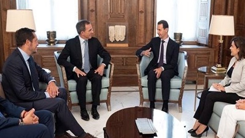  Башар Асад встретился с европейской делегацией