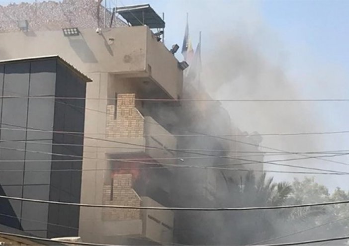اندلاع حريق في "السفارة الرومانية" ببغداد والداخلية تتدخل