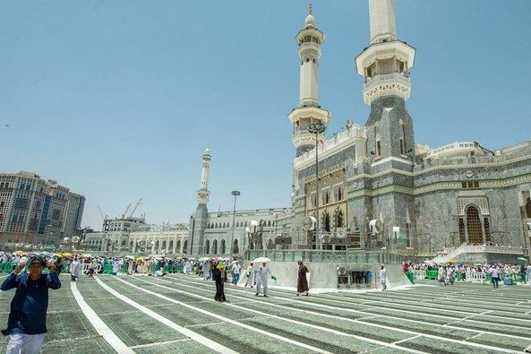  La Mecque : l’extension de la cour de la Grande Mosquée est presque achevée