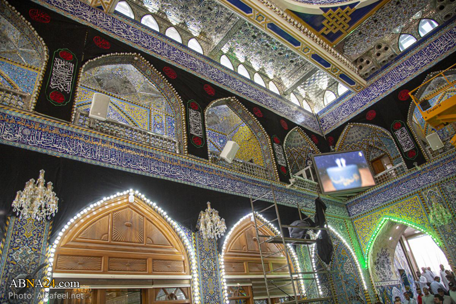 تقریر مصور/ توشح اجراء حرم ابي الفضل العباس (ع) تزامناً مع حلول شهر محرم