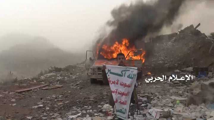 محرقة كبرى لأربعة ألوية تابعة لمجندي ومرتزقة القوى العدوان بحرض بينهم سودانيون وسعوديون