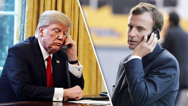  Trump zu Macron: Sanktionen gegen Iran werden nicht reduziert