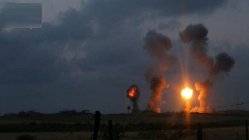 İşgal rejimi, Gazze'yi bombaladı