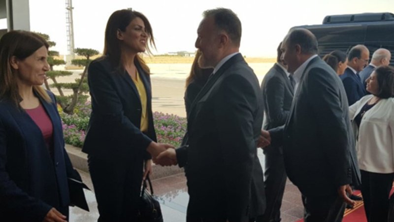 شاندێکی پارتی دیموکراتیکی گەلانی تورکیا گەیشتە هەولێر