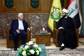 فالح الفياض والكعبي يبحثان مسألة استهداف مقرات "الحشد الشعبي"
