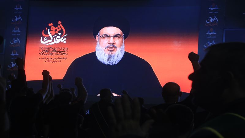 السيد نصر الله: ان قائد مخيمنا اليوم هو الإمام الخامنئي ومركزه الجمهورية الإسلامية الايرانية