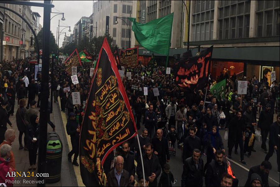 Muslims in London mark Ashura (+Video)