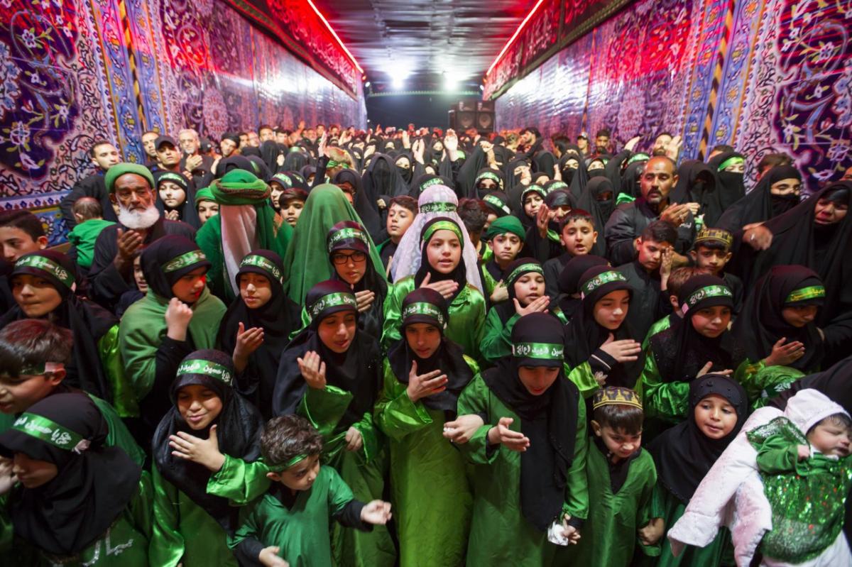 روضہ مبارک امام حسین اور حضرت عباس(عليهما السلام) میں مراسم شام غریباں کے چند مناظر