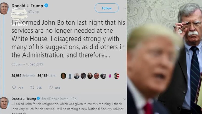 Bolton'un görevden alınması ve sonuçları