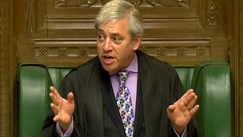 Bercow, Johnson'u banka hırsızına benzetti