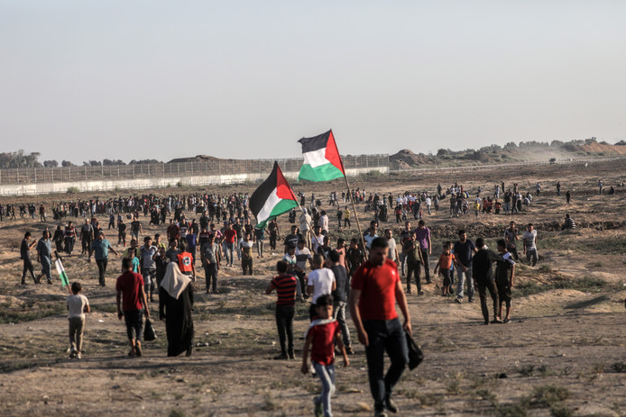  55 Palestiniens blessés dans des affrontements avec des soldats israéliens dans l'est de Gaza