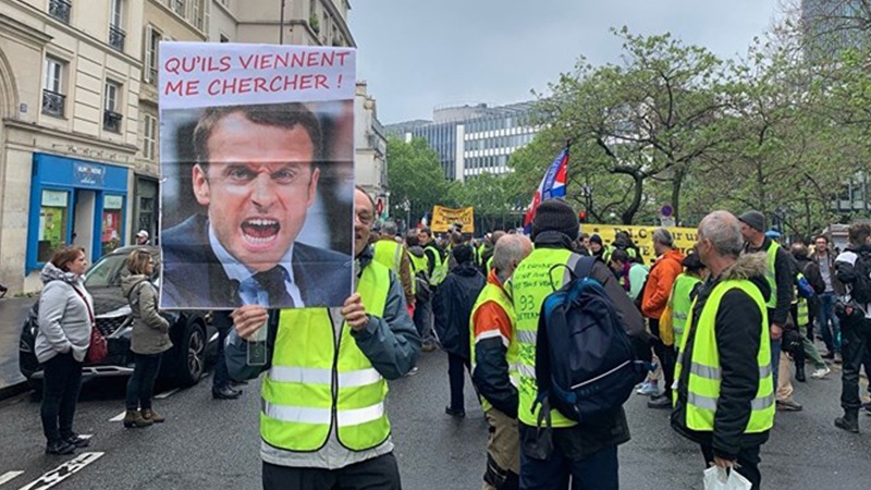 چل و پێنجەمین شەممەی نارەزایەتی لە فەڕانسا