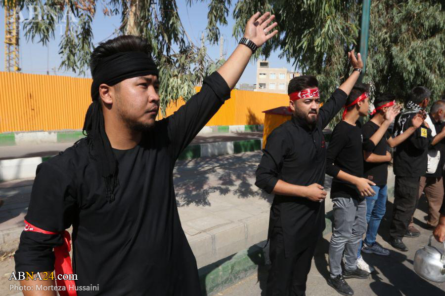 تقرير مصور/ مواكب ومجالس حسينية للمهاجرين الافغان في مدينة قم المقدسة