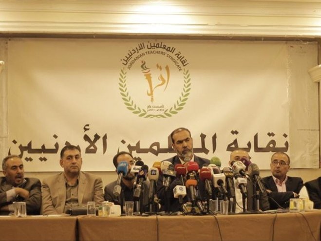 نقابة المعلمين الاردنيين تؤكد نسبة الاضراب ١٠٠٪