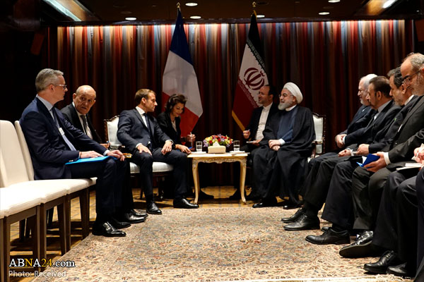 Pres. Rouhani, French President discuss bilateral, regional, int’l issues 