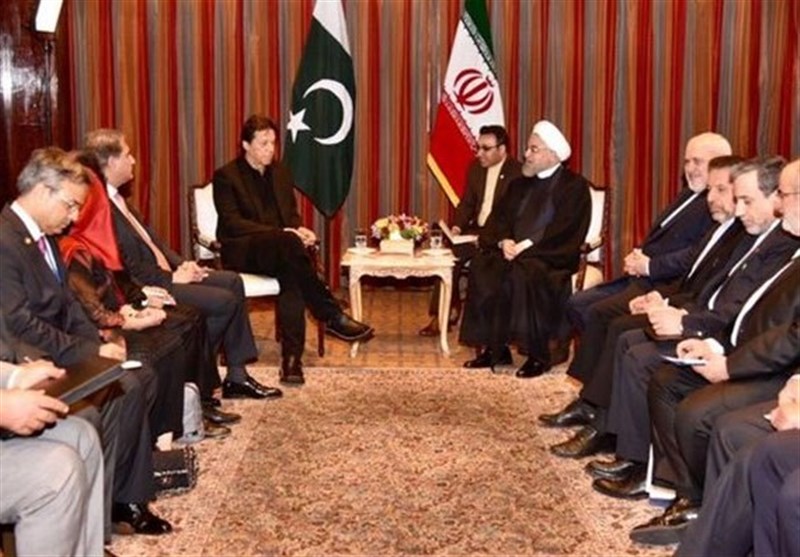نیویارک میں وزیراعظم عمران خان اور صدر حسن روحانی کی ملاقات