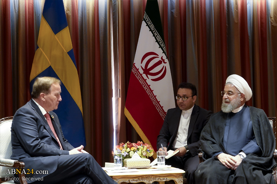 Iran's President, Swedish PM discuss bilateral, regional, int’l issues