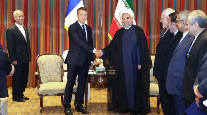 Shugabannin kasashen Iran da Faransa sun tabbatar da muhimmancin zaman lafiya a gabas ta tsakiya