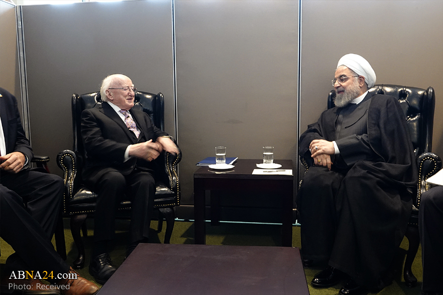 Iranian, Irish Presidents discuss bilateral, int'l relations