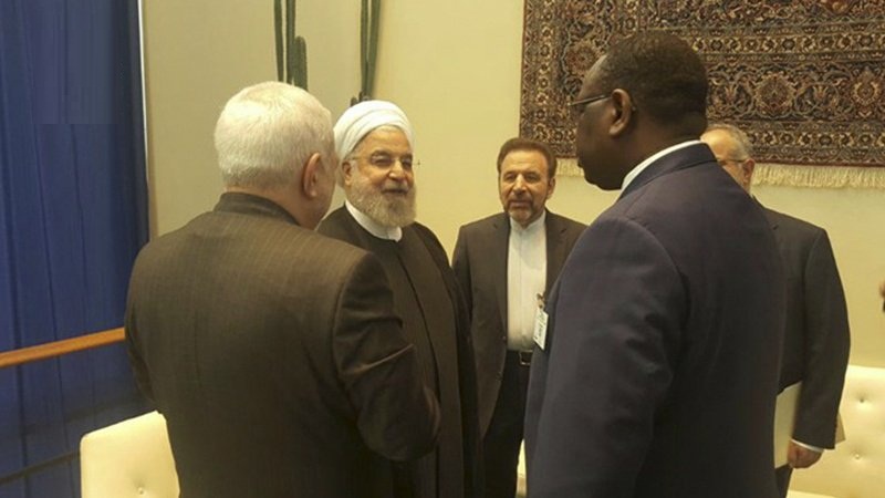 Irak, Lübnan, İrlanda, Liberya ve Senegal cumhurbaşkanları, Ruhani ile görüştüler