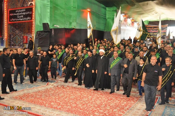 تقرير مصور/ خدمة عتبة حرم "سلمان الفارسي" بمجلس عزاء في حرم الامام الحسين (ع)