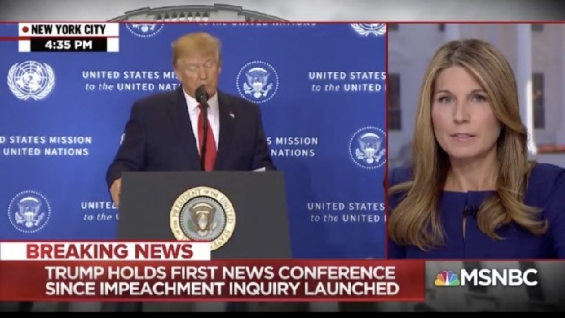 MSNBC, yalanları için Trump'ın basın toplantısı yayınını kesti