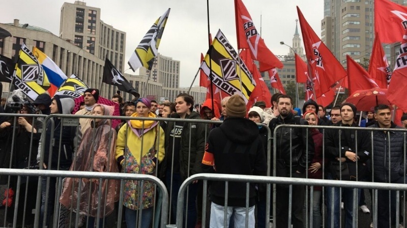 Moskova’da hükümet karşıtı protesto eylemi