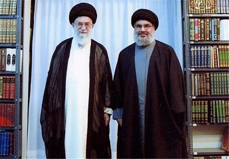 صورة جديدة للسيد نصر الله مع الإمام الخامنئي