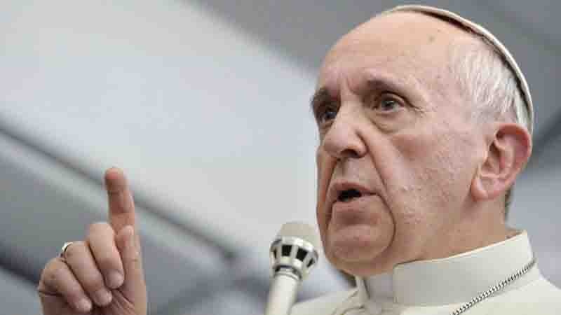 ローマ法王が兵器製造国の行動を非難