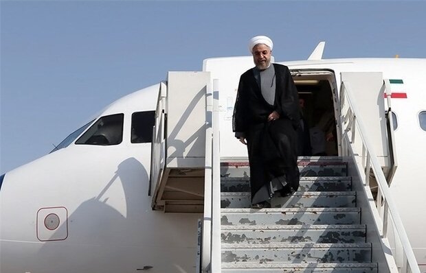 صدر حسن روحانی تہران پہنچ گئے