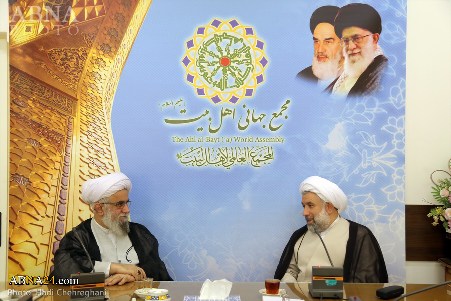 Photos: Ayatollah Ramezani meets with head of al-Mustafa International University