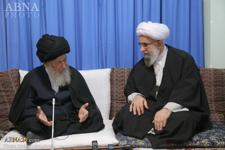 Photos: Secretary-Generals of AhlulBayt (a.s.) World Assembly meets with Ayatollah Alavi Gorgani