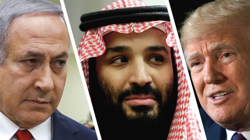 Һааретз: Трамп, Нетанйаһу вә Бин Салманын анти-Иран коалисийасы сарсылыбдыр